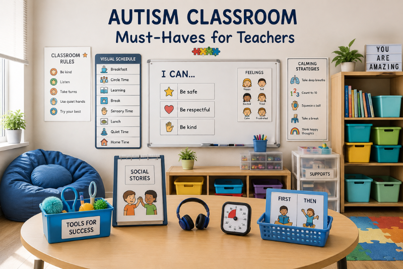 autism classroom must haves
