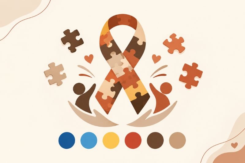 Colors for Autism Awareness