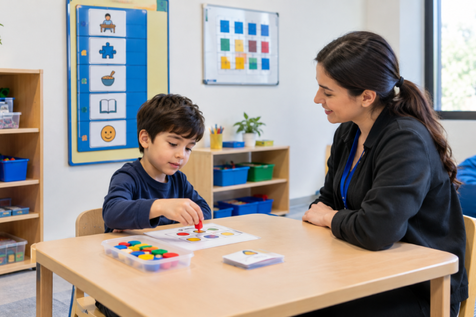 structured ABA therapy environment