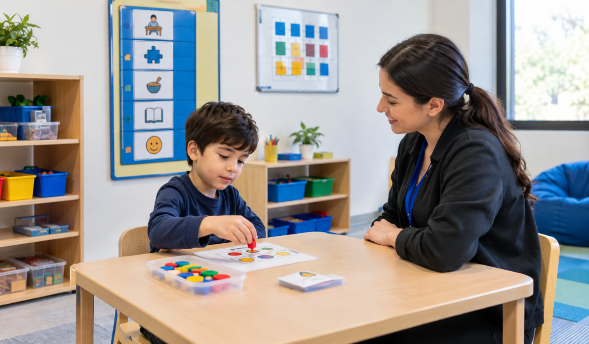 structured ABA therapy environment